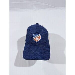 FC Cincinnati Ball Cap Adjustable Size Blue Texture Gray Mesh